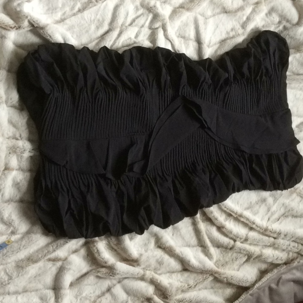 Nikibiki black ruffle dress.